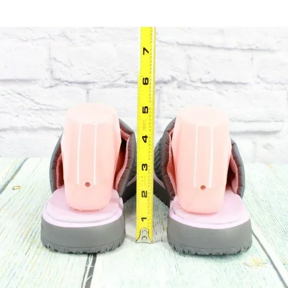 LL Bean Gray Polyester Slip On Airlight Scuffs Indoor Slippers Size 10 M - Picture 6 of 9